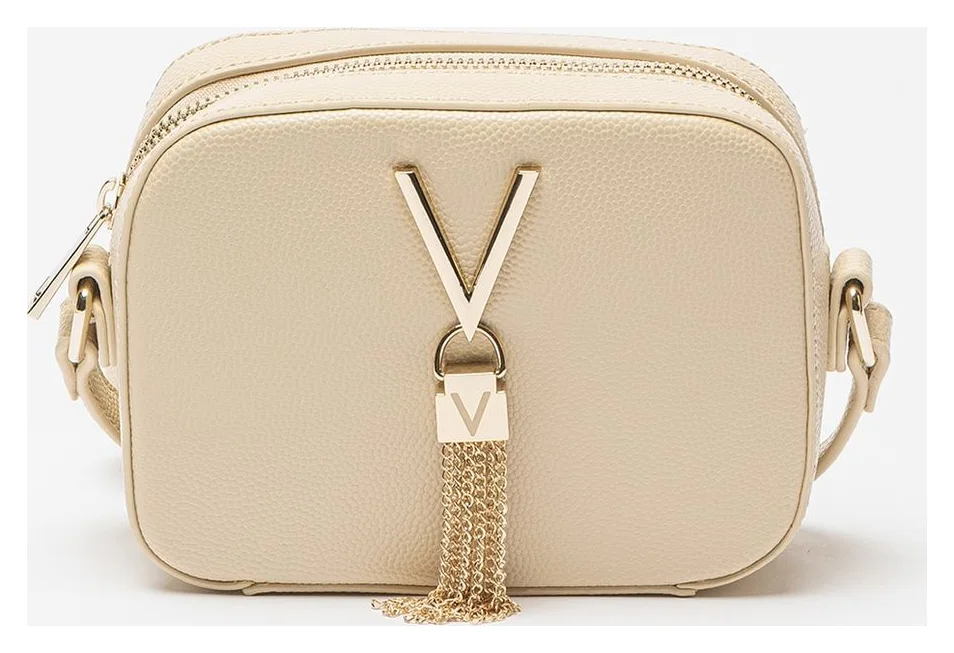 Valentino Bags Divina, geanta crossbody, bej, 13x17x6 cm